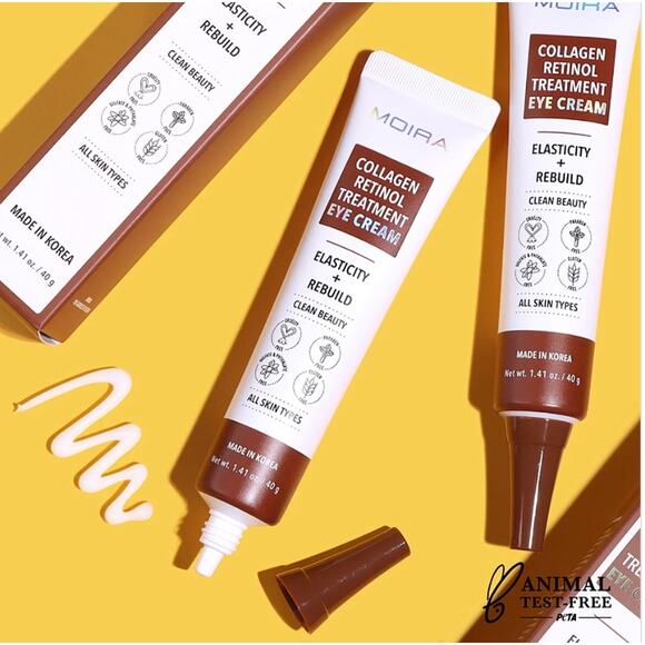 K-Care:Moira Eye Cream Collagen & Retinol*Elasticity & Rebuild*Korean Skincare - Picture 1 of 1